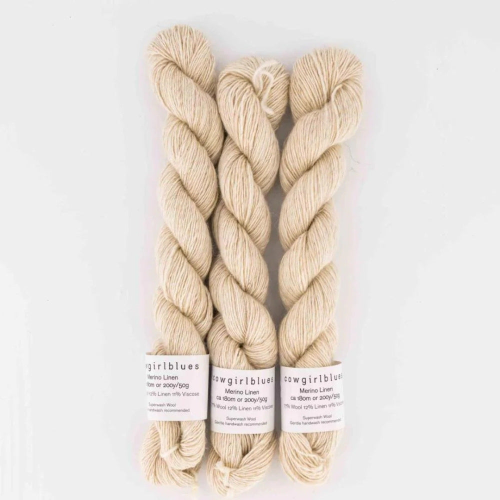 cowgirlblues - Merino Linen solid