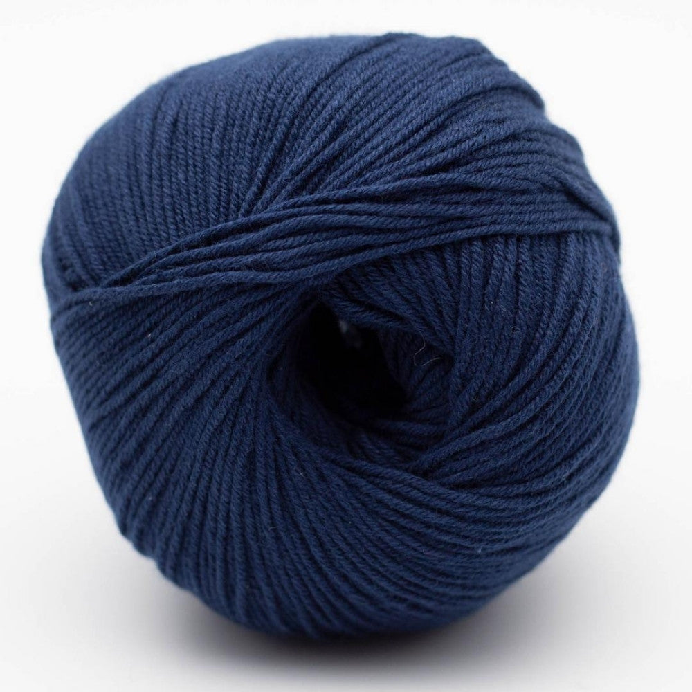 BC Garn Alba GOTS Nachtblau – 100 % Bio-Baumwolle in dunklem Blau