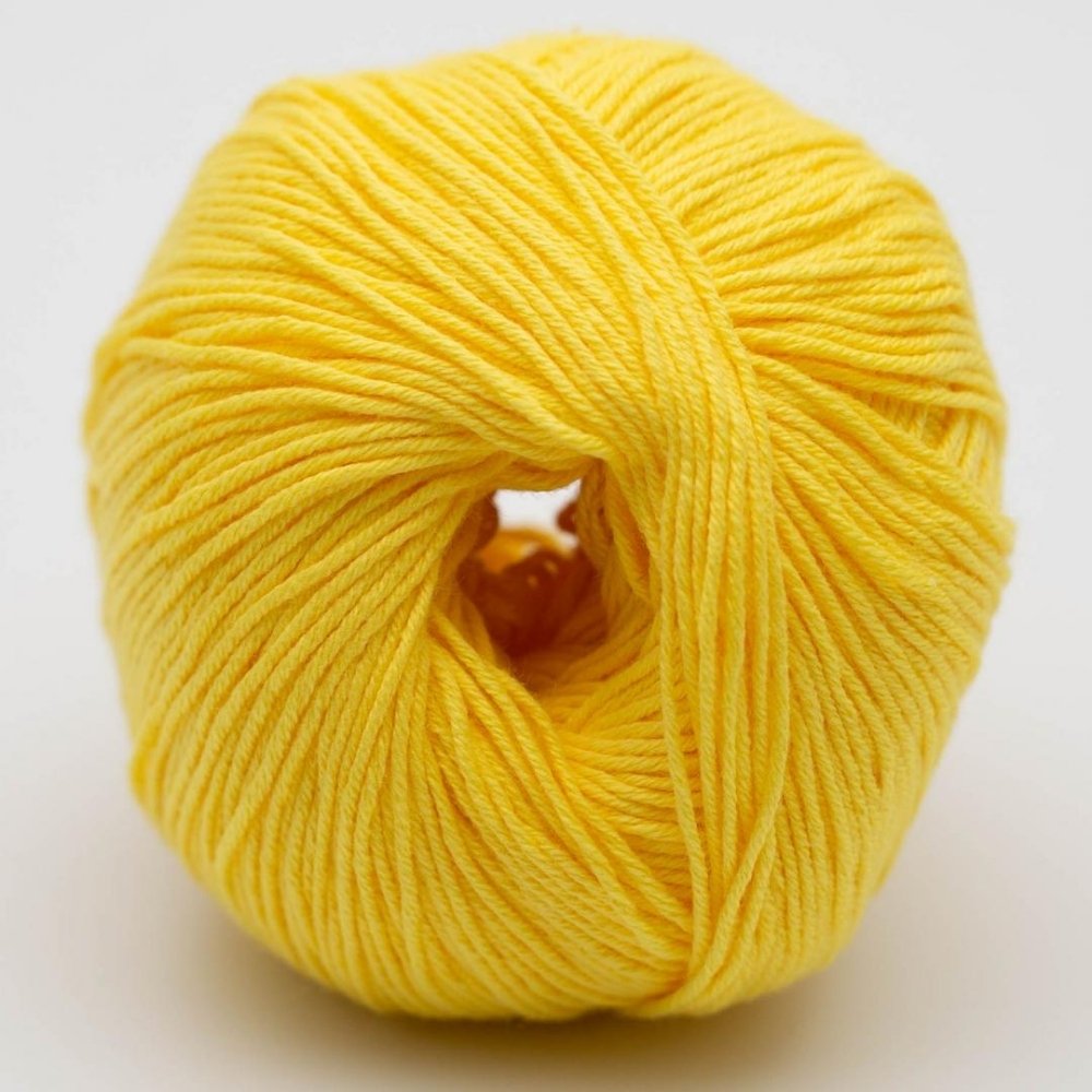 BC Garn Alba GOTS Sonnengelb – 100 % Bio-Baumwolle in strahlendem Gelb