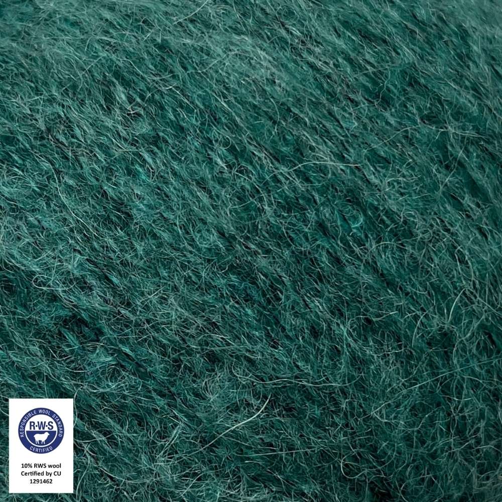 CaMaRose Midnatssol Jadegrøn – Garn aus Babyalpaka, Lyocell und Merino