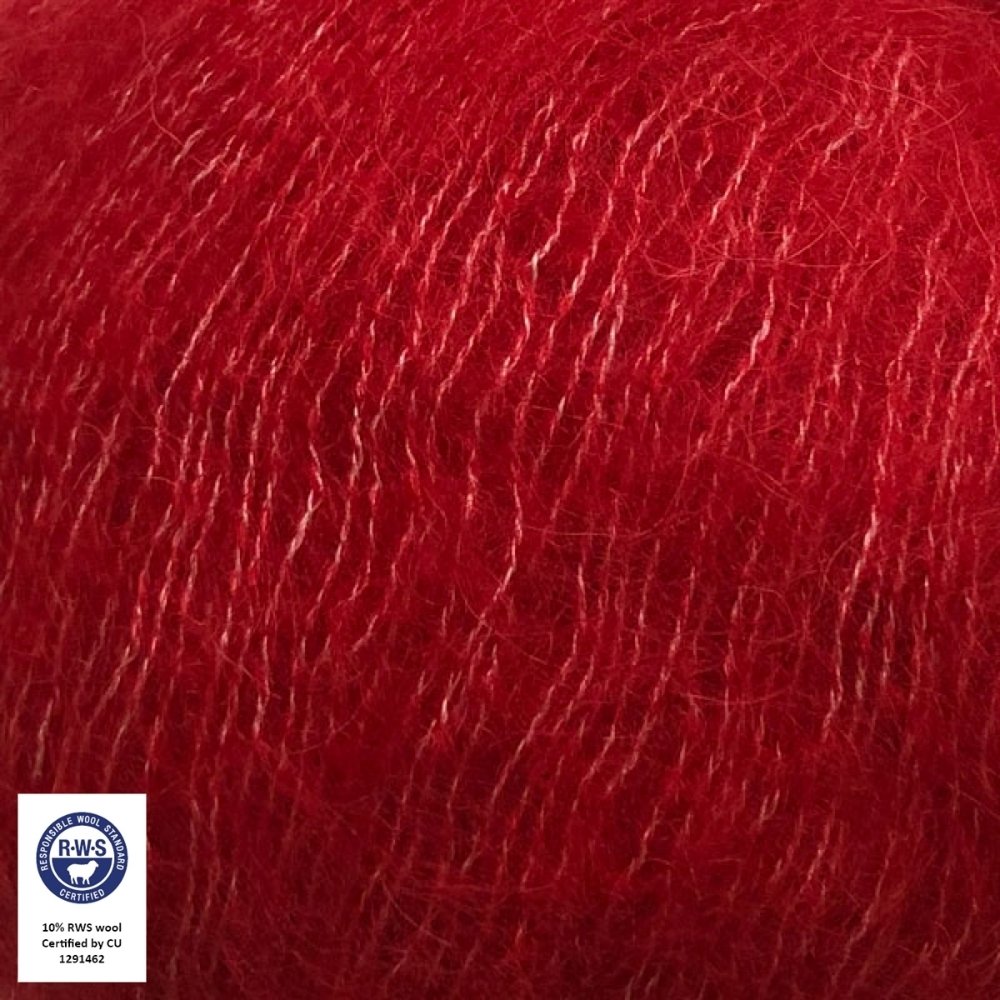CaMaRose Midnatssol Rød – Garn aus Babyalpaka, Lyocell und Merino
