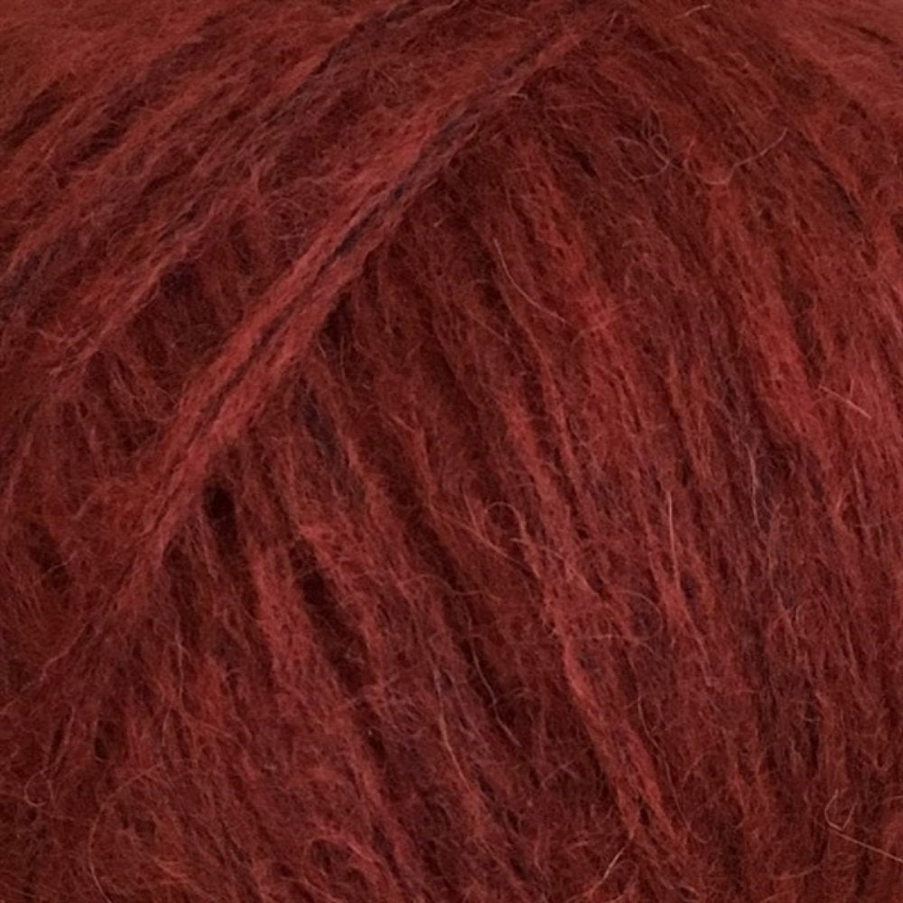 Strickgarn CaMaRose Snefnug 7887 Burnt Orange – 55% Babyalpaka, 35% Bio-Baumwolle, 10% Merino