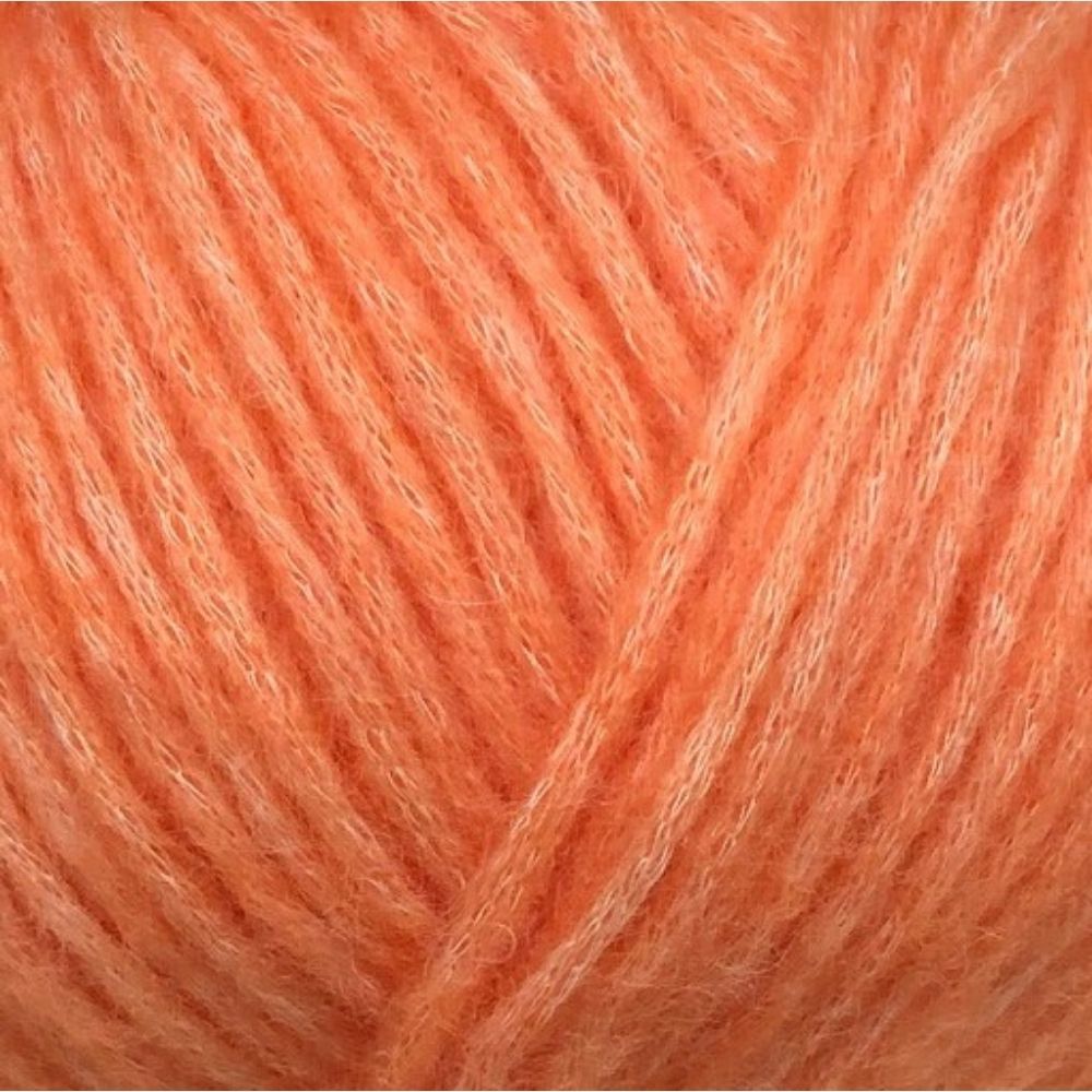 Knäuel CaMaRose Snefnug Koral 7975 – 55% Babyalpaka, 35% Bio-Baumwolle, 10% extrafeine Merinowolle