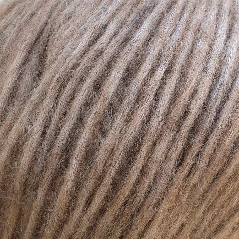 Strickgarn CaMaRose Snefnug Natur Latte 7102 – 55% Babyalpaka, 35% Bio-Baumwolle, 10% Merino