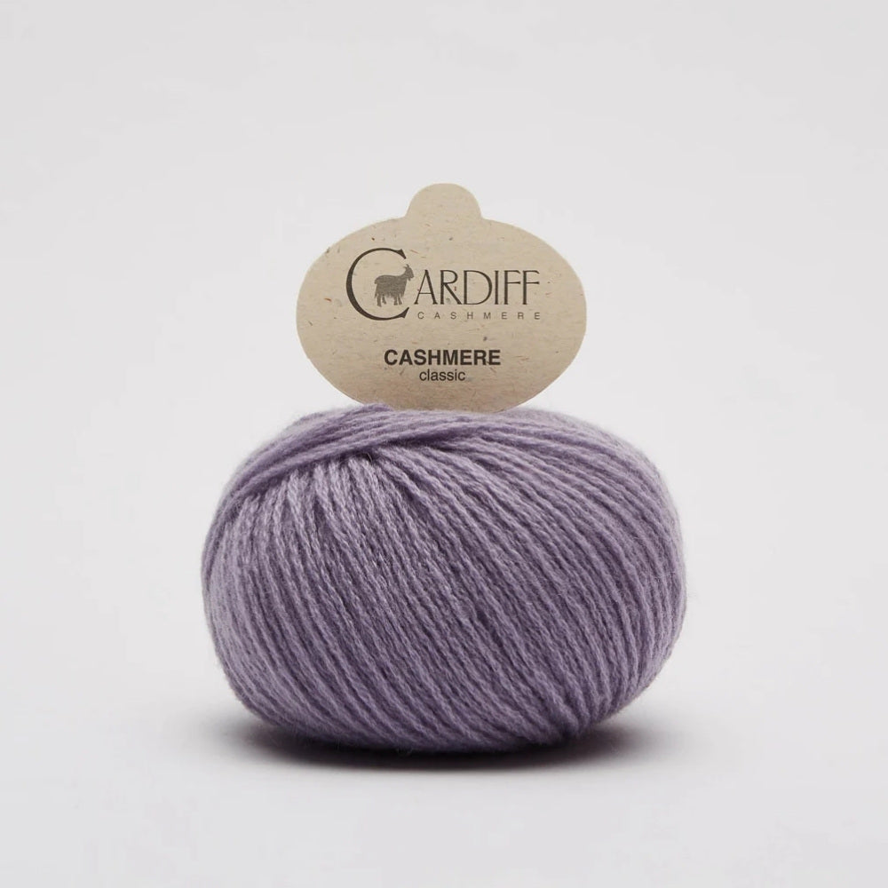 Knäuel Cardiff Cashmere Classic Garn in Farbe Fuji 710