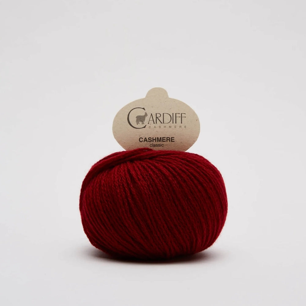 Strickgarn Cardiff Cashmere Classic Scarlatta 714 – 100% Kaschmir