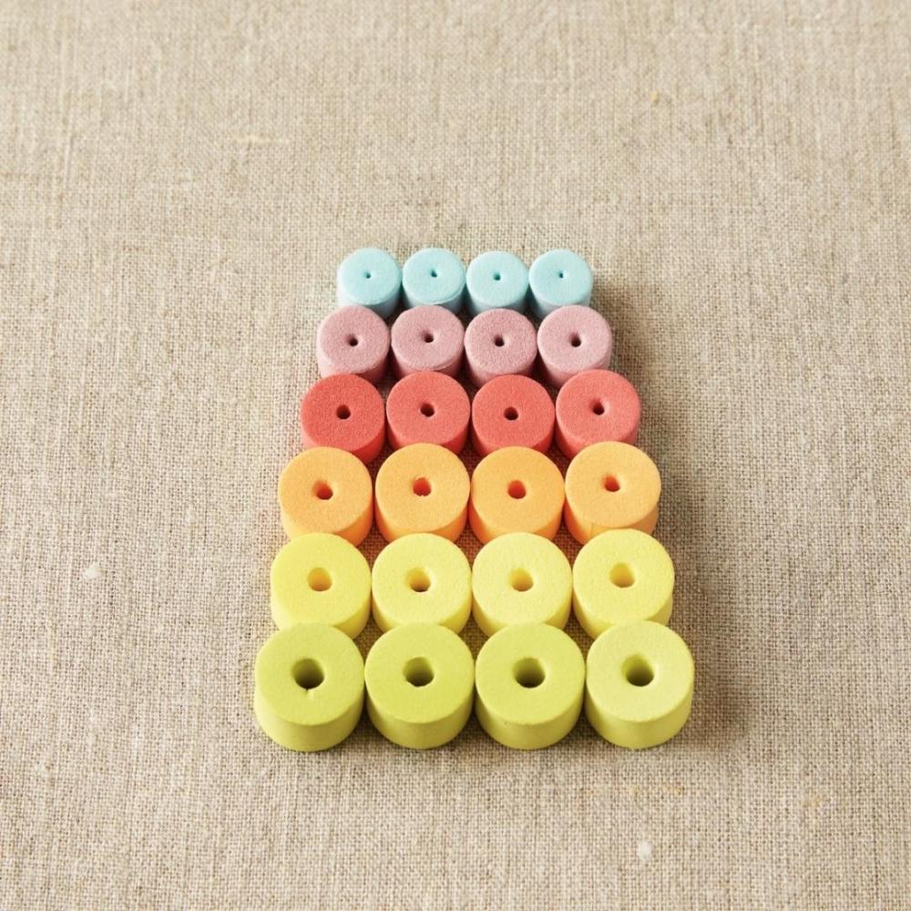 CocoKnits Stitch Stoppers – Colorful – Maschenstopper aus Kunststoff