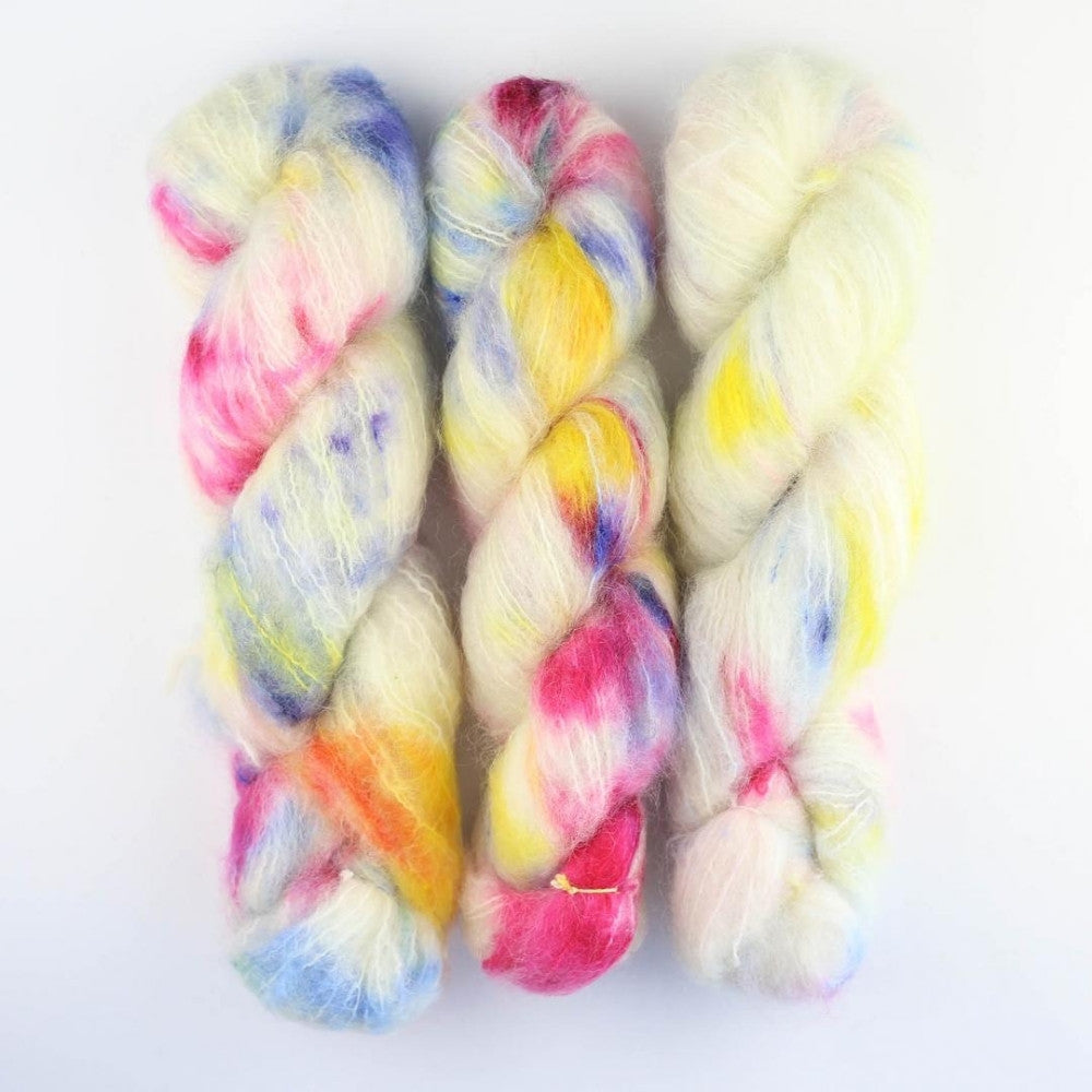 Strickgarn CowgirlBlues Fluffy Mohair Jubulani 62, Mohairwolle