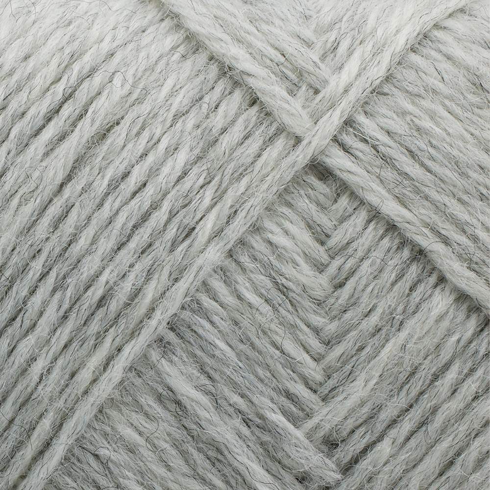 Strickgarn Arwetta in Hellgrau Melange, feine Merinowolle mit Nylonanteil