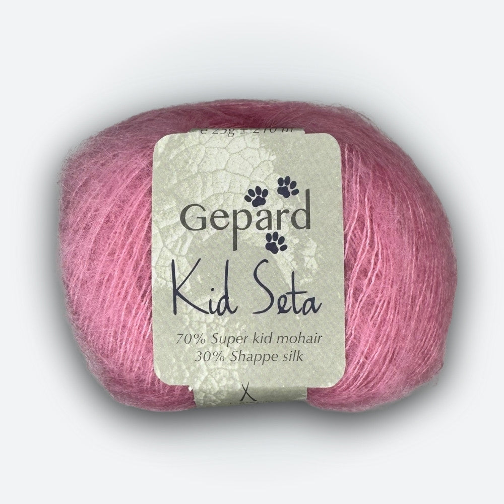 Gepard - Kid Seta - Pink - 420 – hochwertige Wolle für kreative Strickideen, detailreich beschrieben für alle, die nicht sehen können.