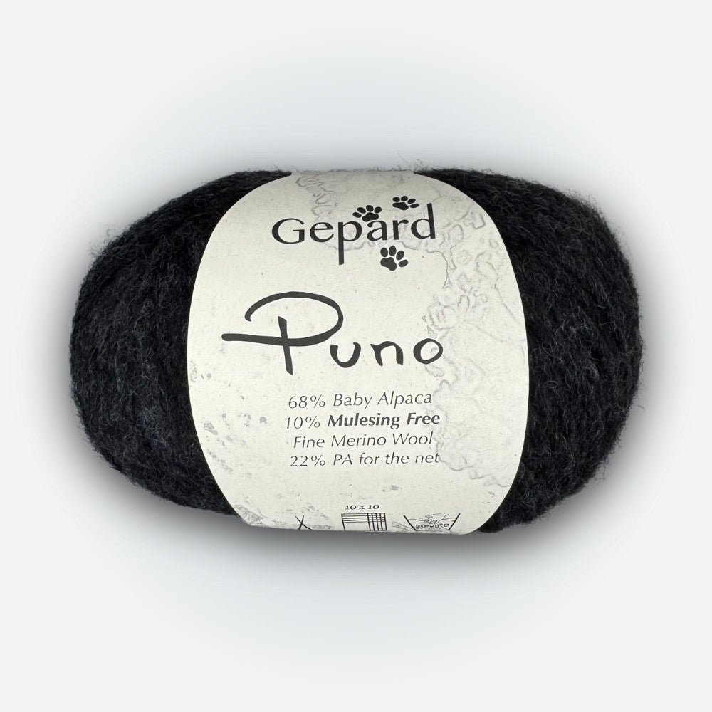 Gepard - Puno - Slate Grey - 520 – hochwertige Wolle für kreative Strickideen, detailreich beschrieben für alle, die nicht sehen können.