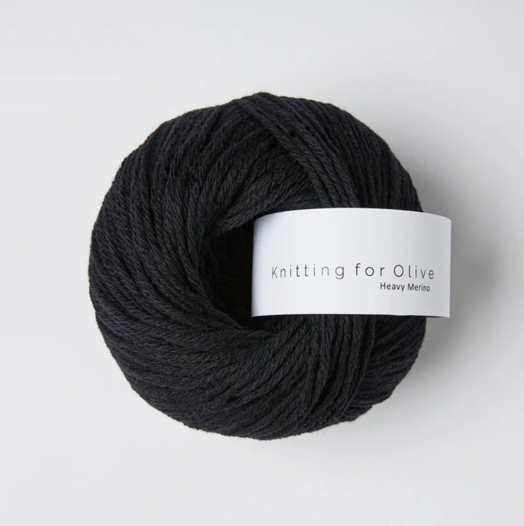Knitting for Olive 100% mulesing-freie Merinowolle in der Farbe Coal