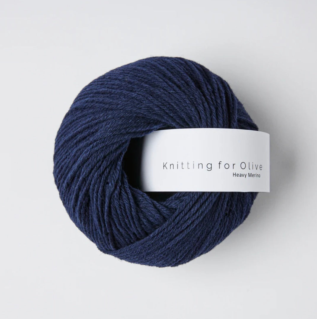 Knitting for Olive 100% mulesing-freie Merinowolle in der Farbe Navy Blue