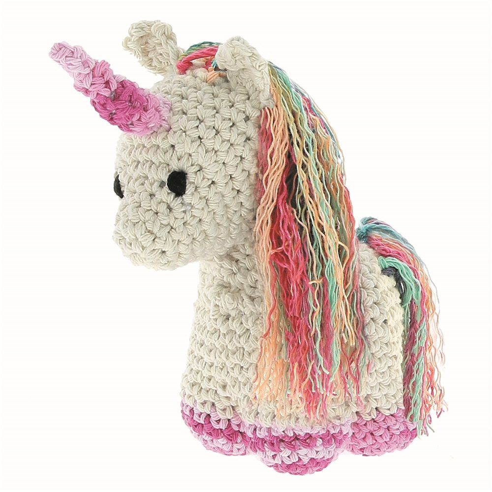 Hooked DIY Häkelset Einhorn Nora aus Eco Baumwolle