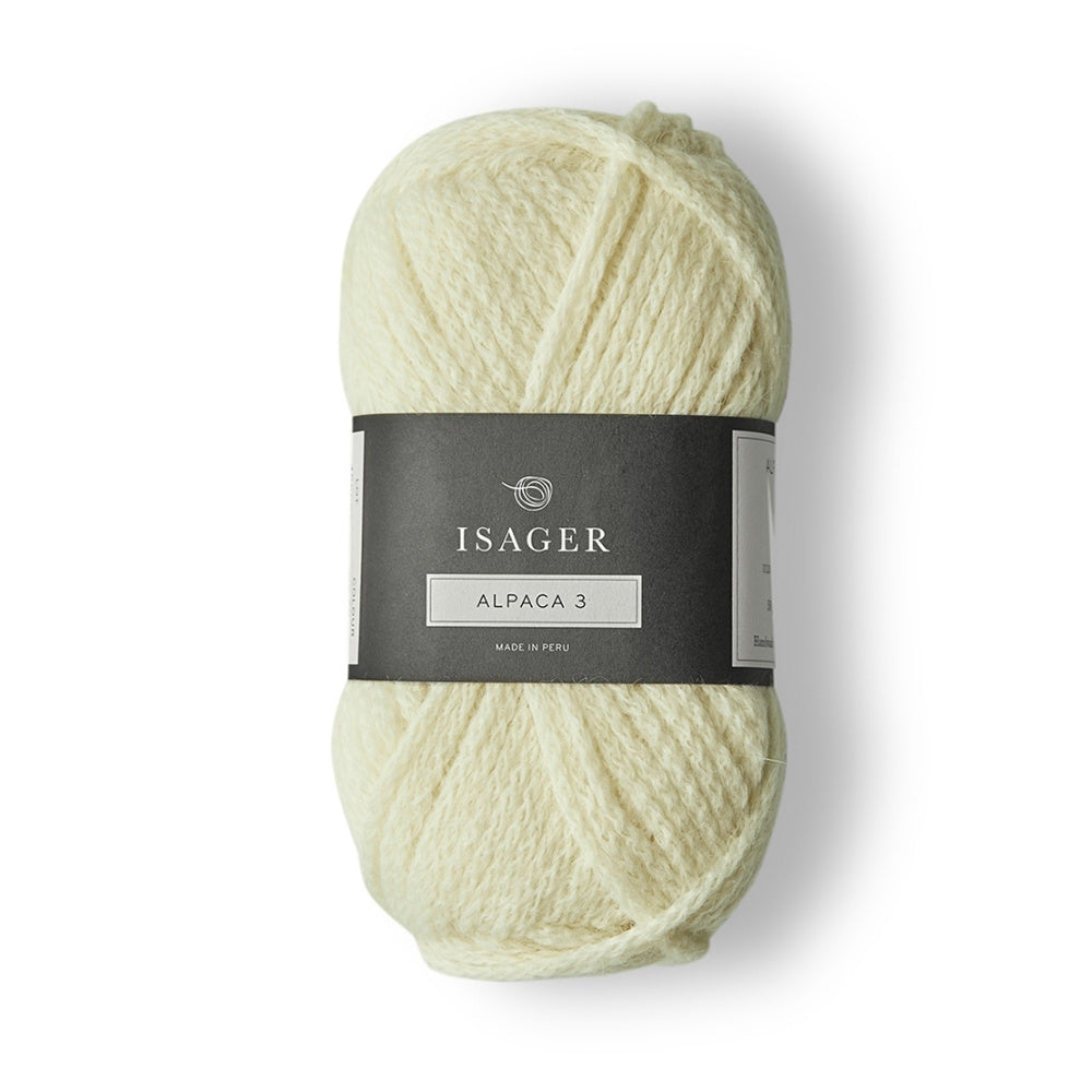 Knäuel Isager Alpaca 3 Garn in Farbe E0