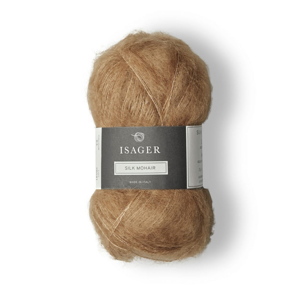 Strickgarn Isager Silk Mohair Camel 63 – Mohair & Seide