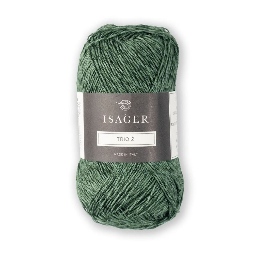 Knäuel Isager TRIO 2 Garn in Farbe Thyme