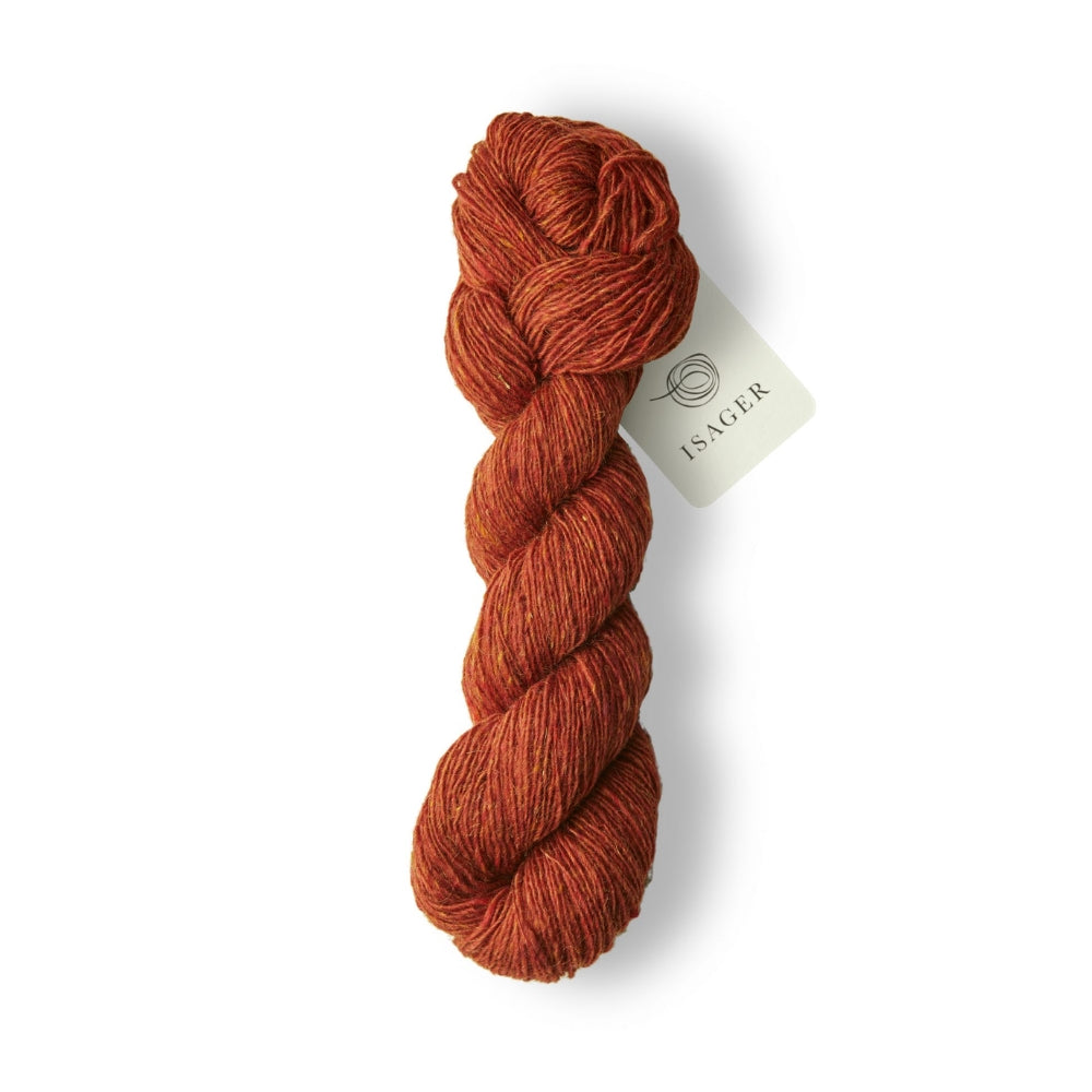 Strickgarn Isager Tweed Paprika – klassisches Tweedgarn