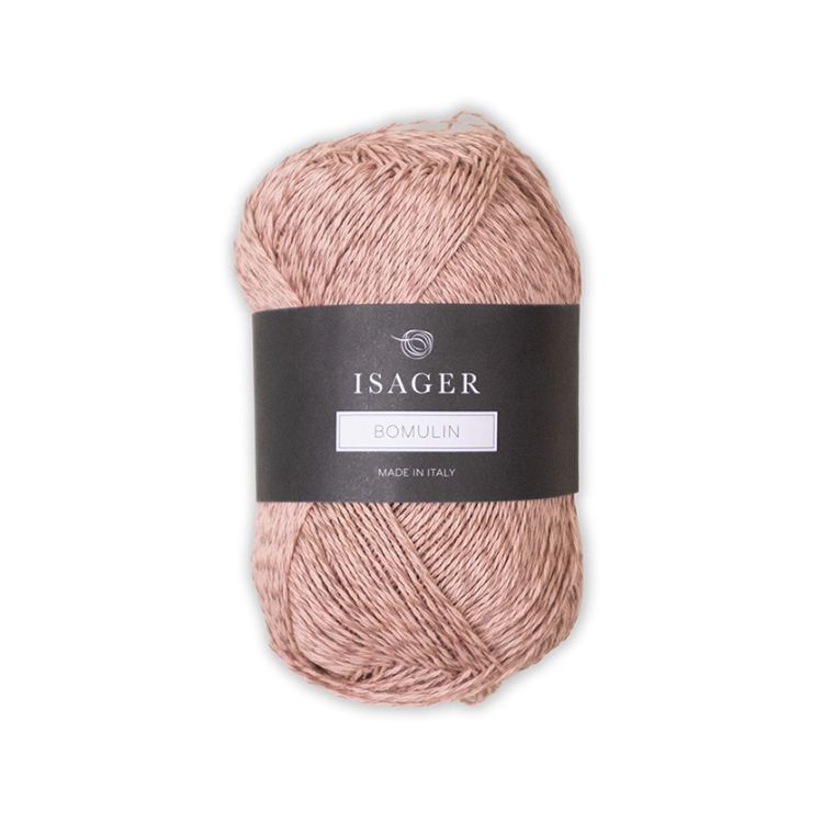 Zartes Rosa im leichten Bomulin-Garn – ideal für Sommerstrick.