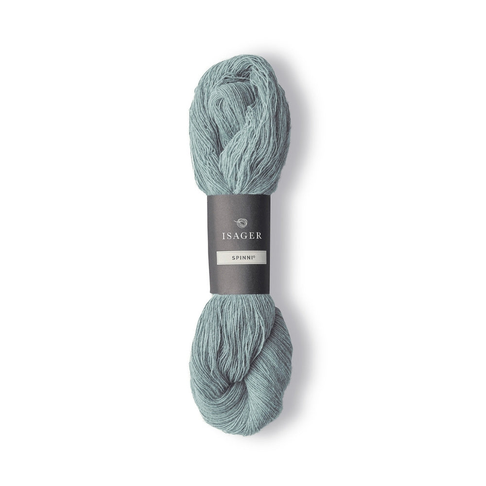 Denimgraues Spinngarn – robust & fein zugleich.