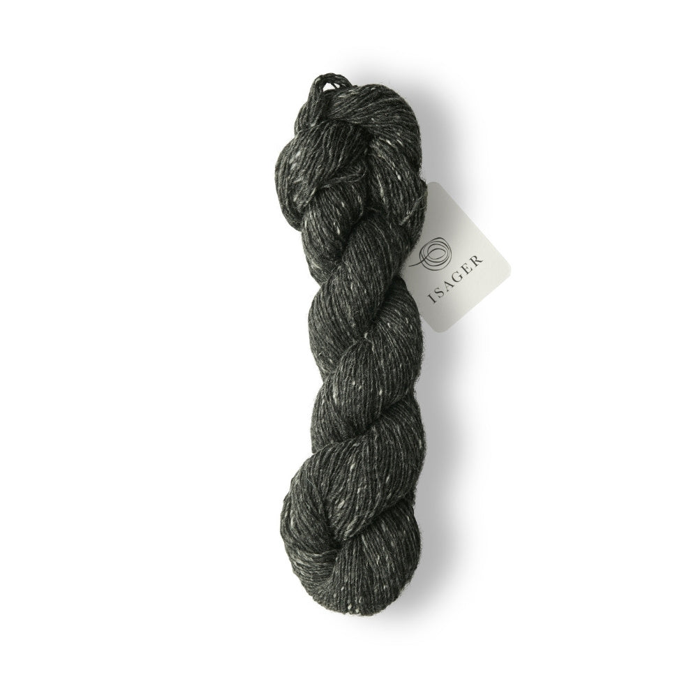 Edles Tweedgarn aus 70% Wolle & 30% Mohair in tiefem Anthrazit.