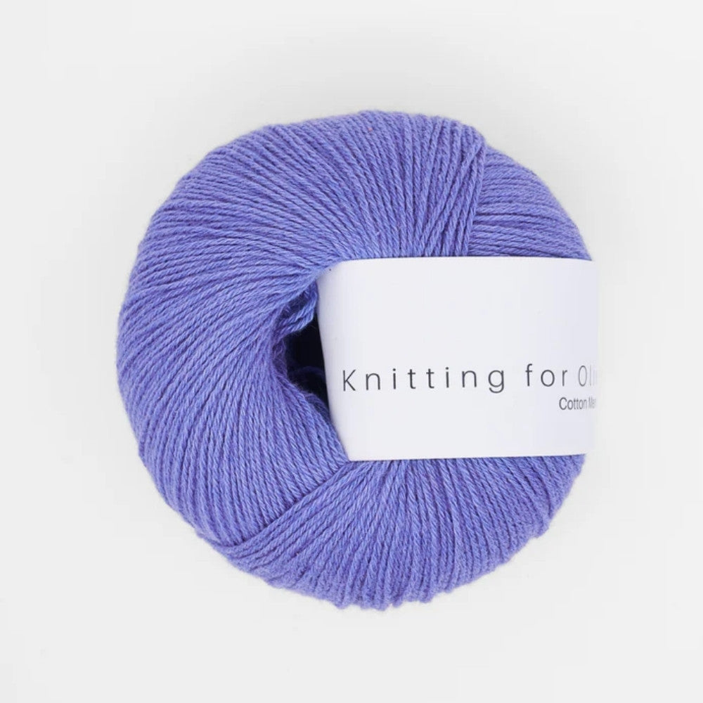 Knäuel Knitting for Olive Cotton Merino Garn in Farbe Lavender Blue