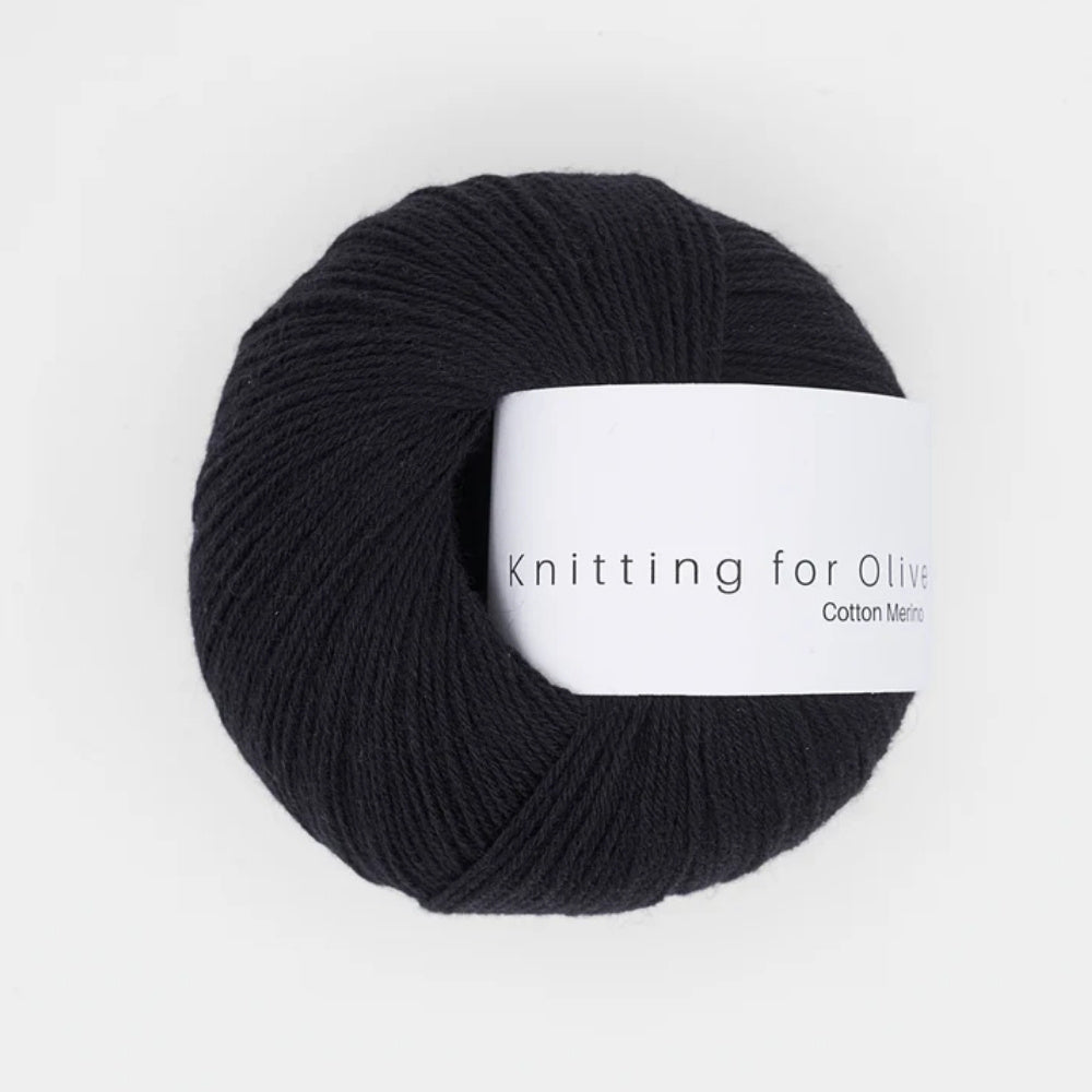 Knäuel Knitting for Olive Cotton Merino Garn in Farbe Licorice