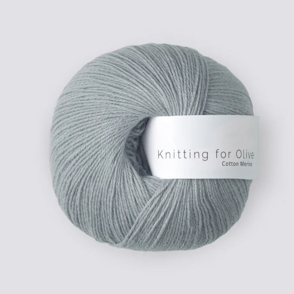 Knäuel Knitting for Olive Cotton Merino Garn in Farbe Soft Blue