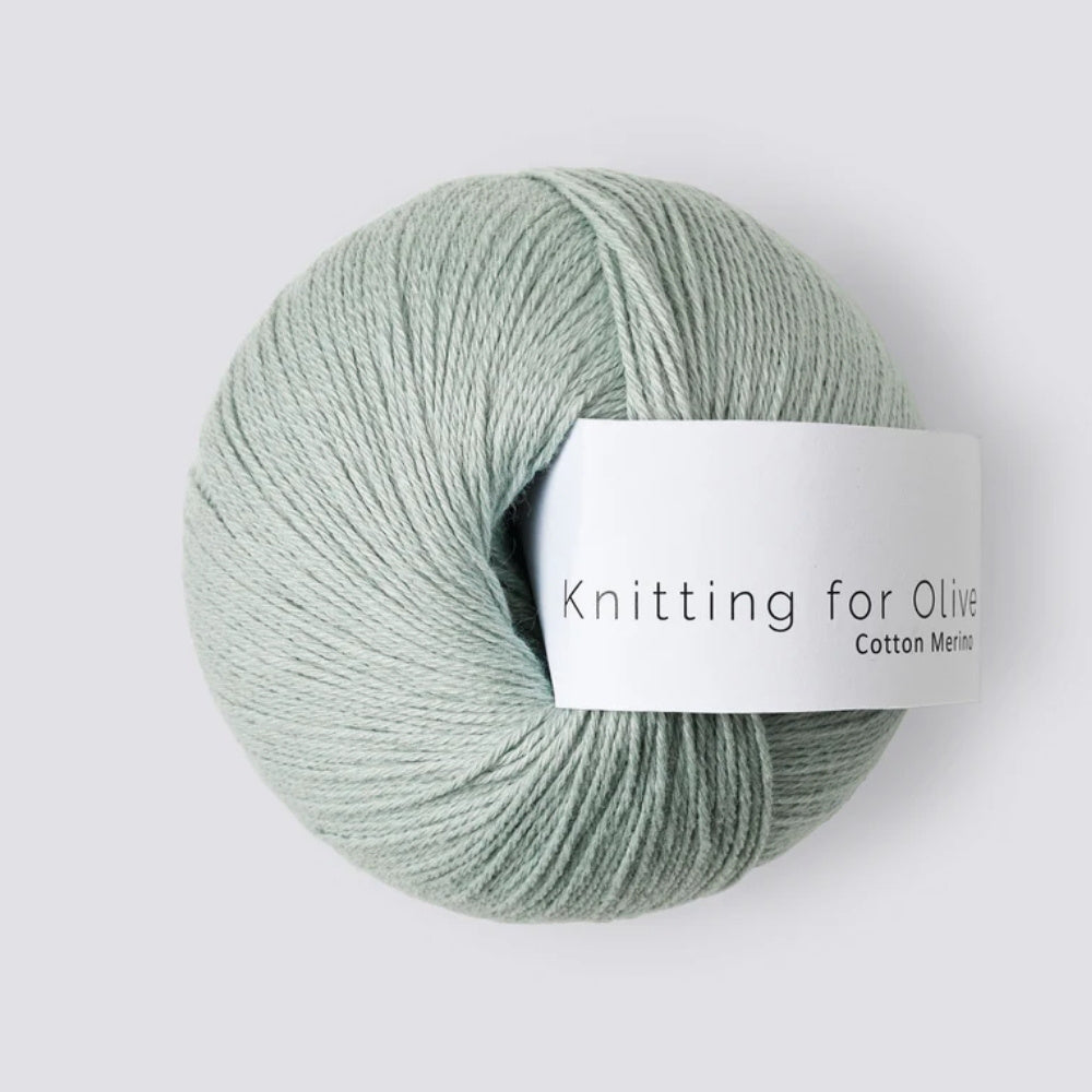 Knäuel Knitting for Olive Cotton Merino Garn in Farbe Soft Mint
