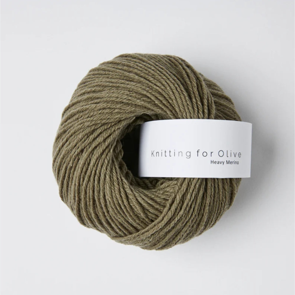 Knäuel Knitting for Olive Heavy Merino Dusty Olive – 100% Merinowolle