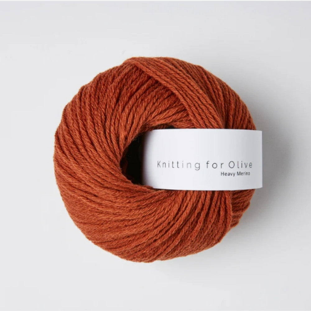 Knäuel Knitting for Olive Heavy Merino Rust – 100% Merinowolle