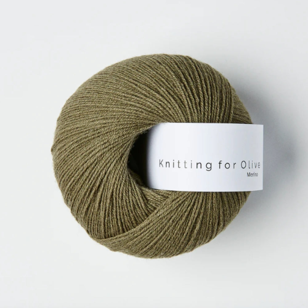 Knäuel Knitting for Olive Merino Dusty Olive – 100% Merinowolle
