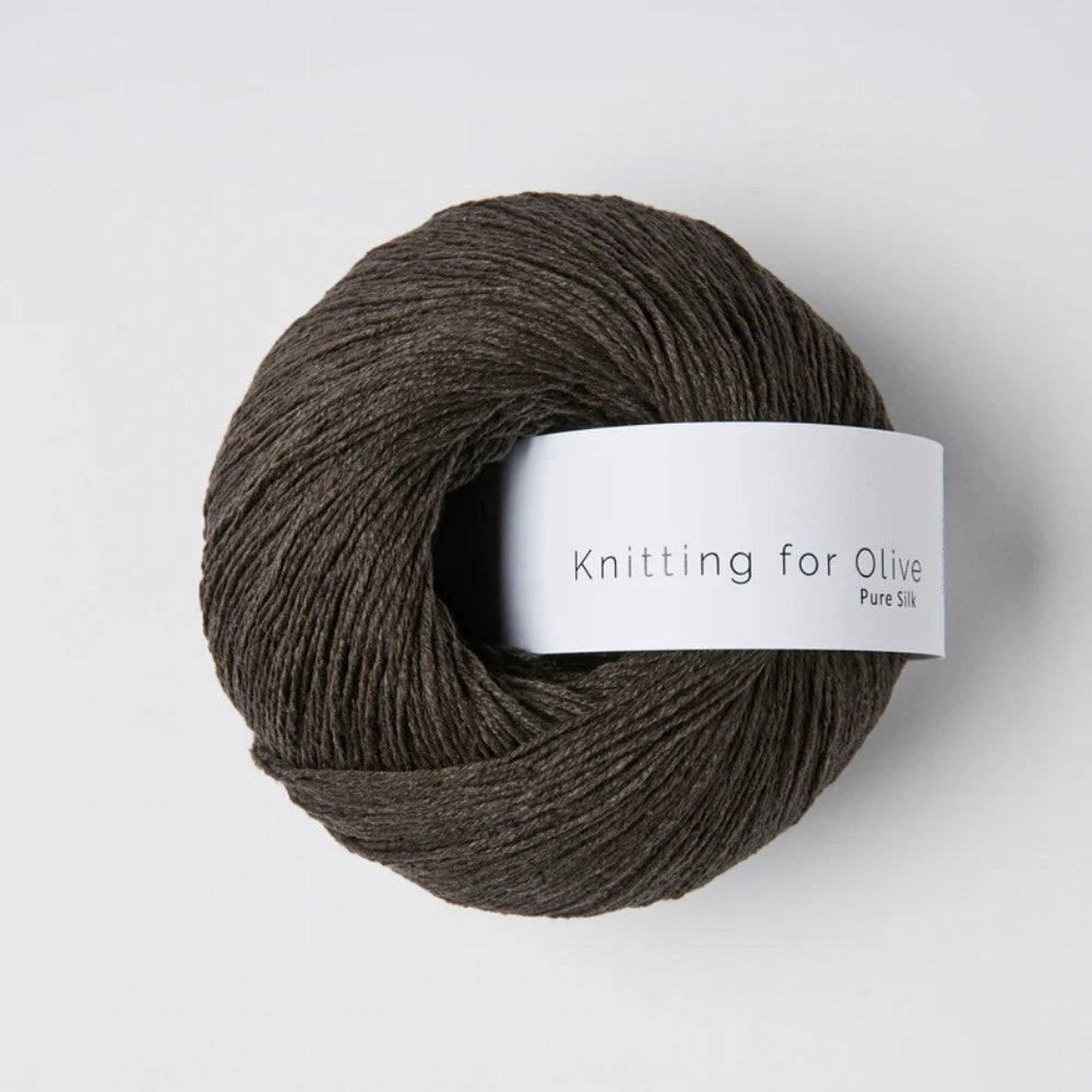 Knäuel Knitting for Olive Pure Silk Garn in Farbe Brown Bear