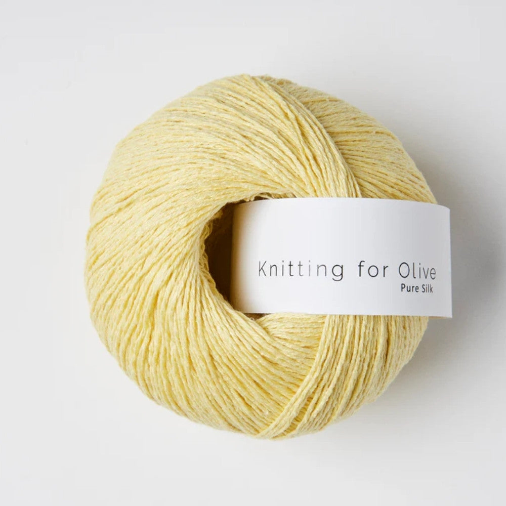 Knäuel Knitting for Olive Pure Silk Garn in Farbe Lemon Curd