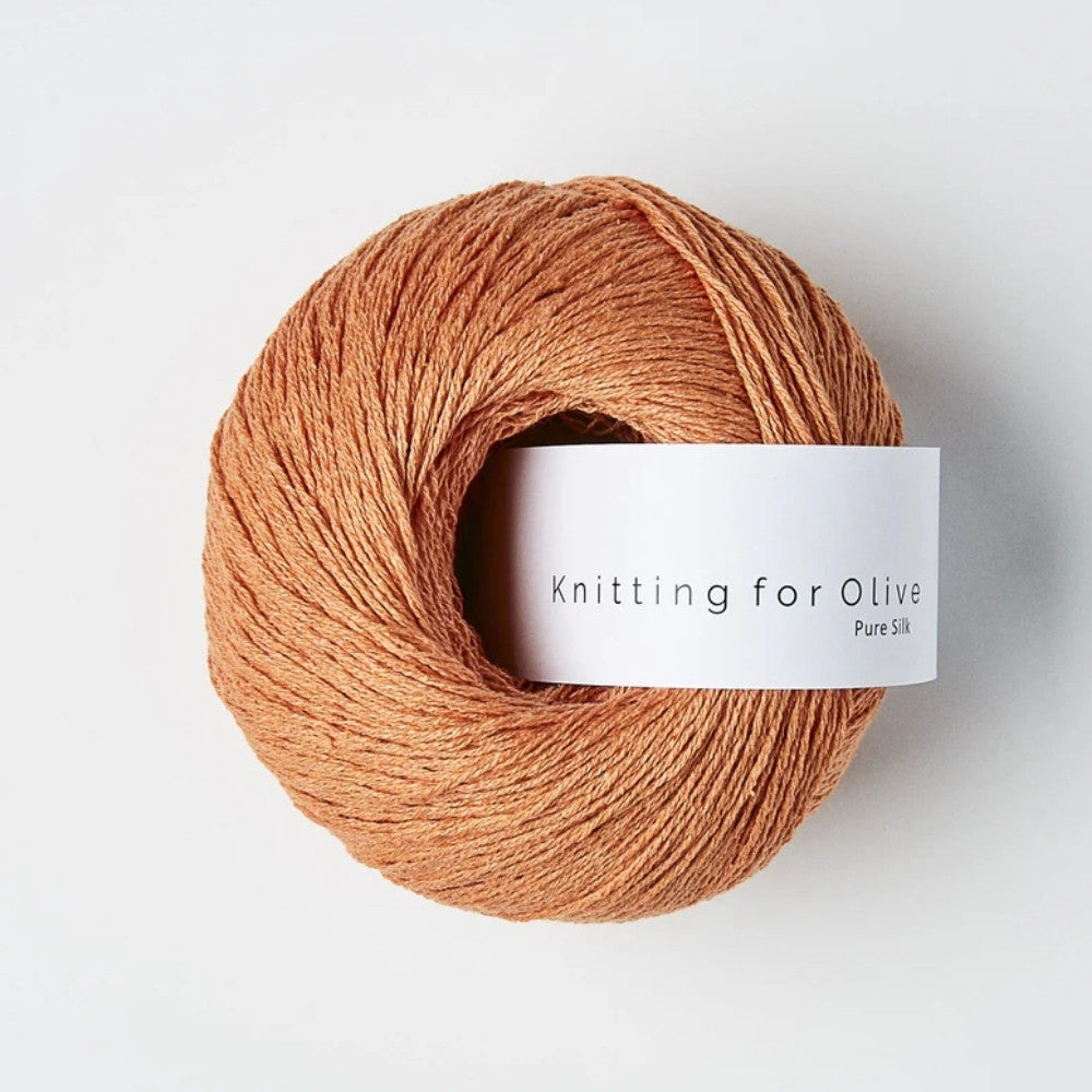 Knäuel Knitting for Olive Pure Silk Garn in Farbe Mandarin Orange