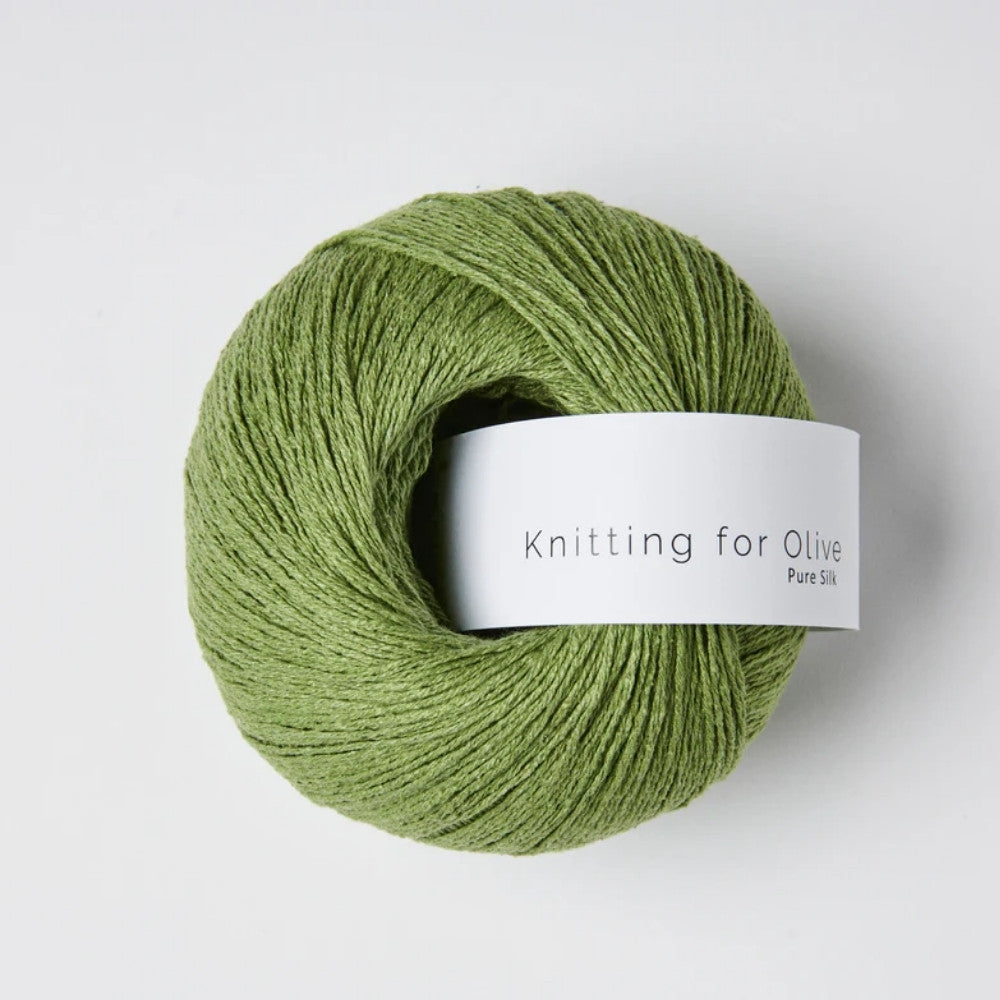 Knäuel Knitting for Olive Pure Silk Garn in Farbe Pea Shoots