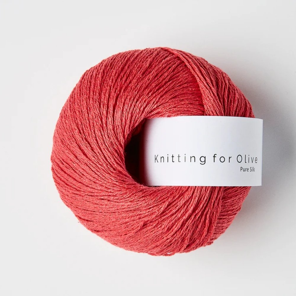 Knäuel Knitting for Olive Pure Silk Garn in Farbe Watermelon