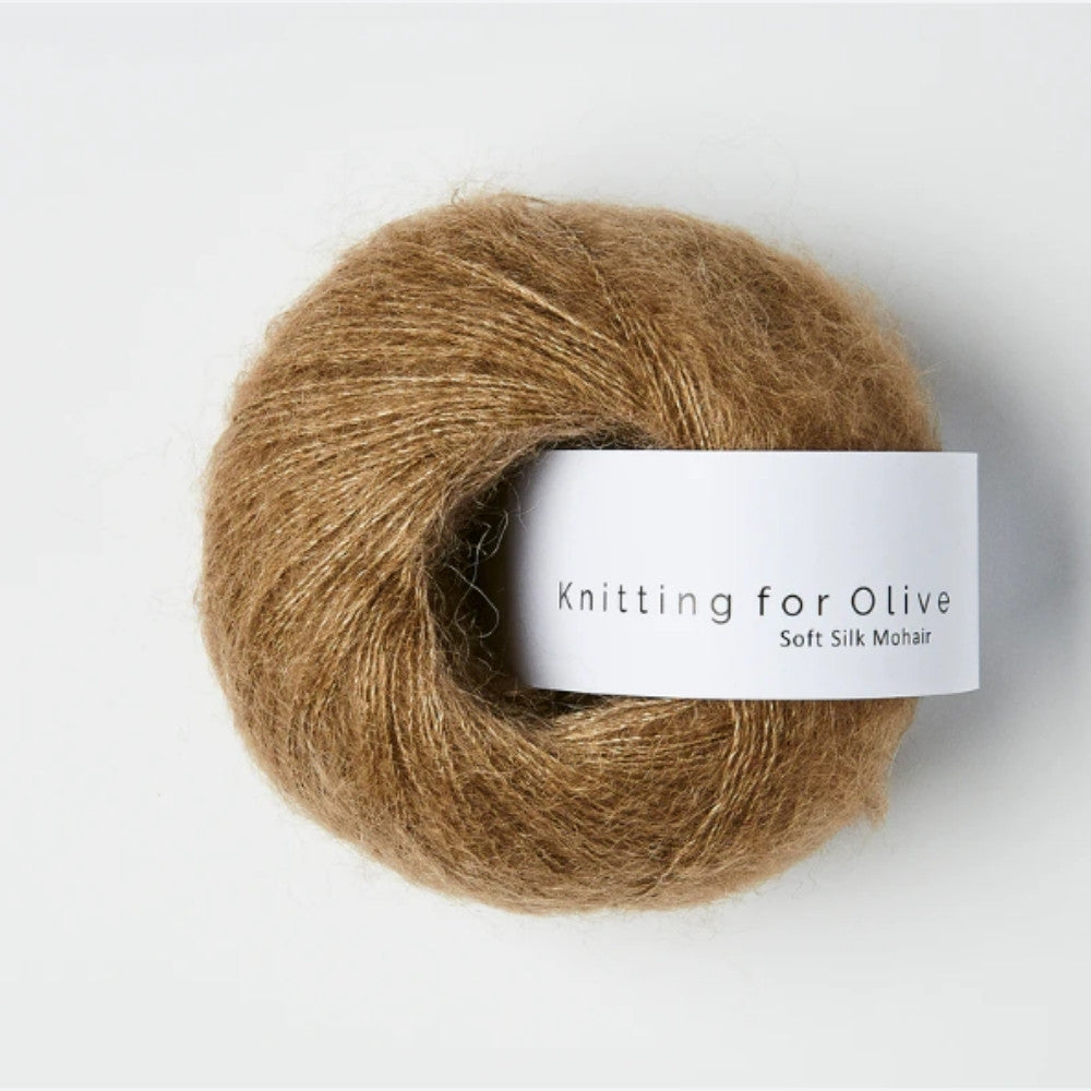 Knäuel Knitting for Olive Soft Silk Mohair Nut Brown – 70% Mohair, 30% Seide