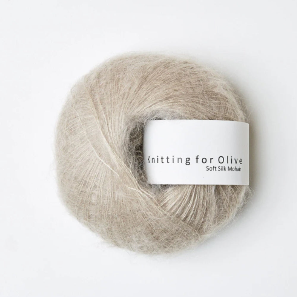 Knäuel Knitting for Olive Soft Silk Mohair Oatmeal – Mohair, Seide, Wolle