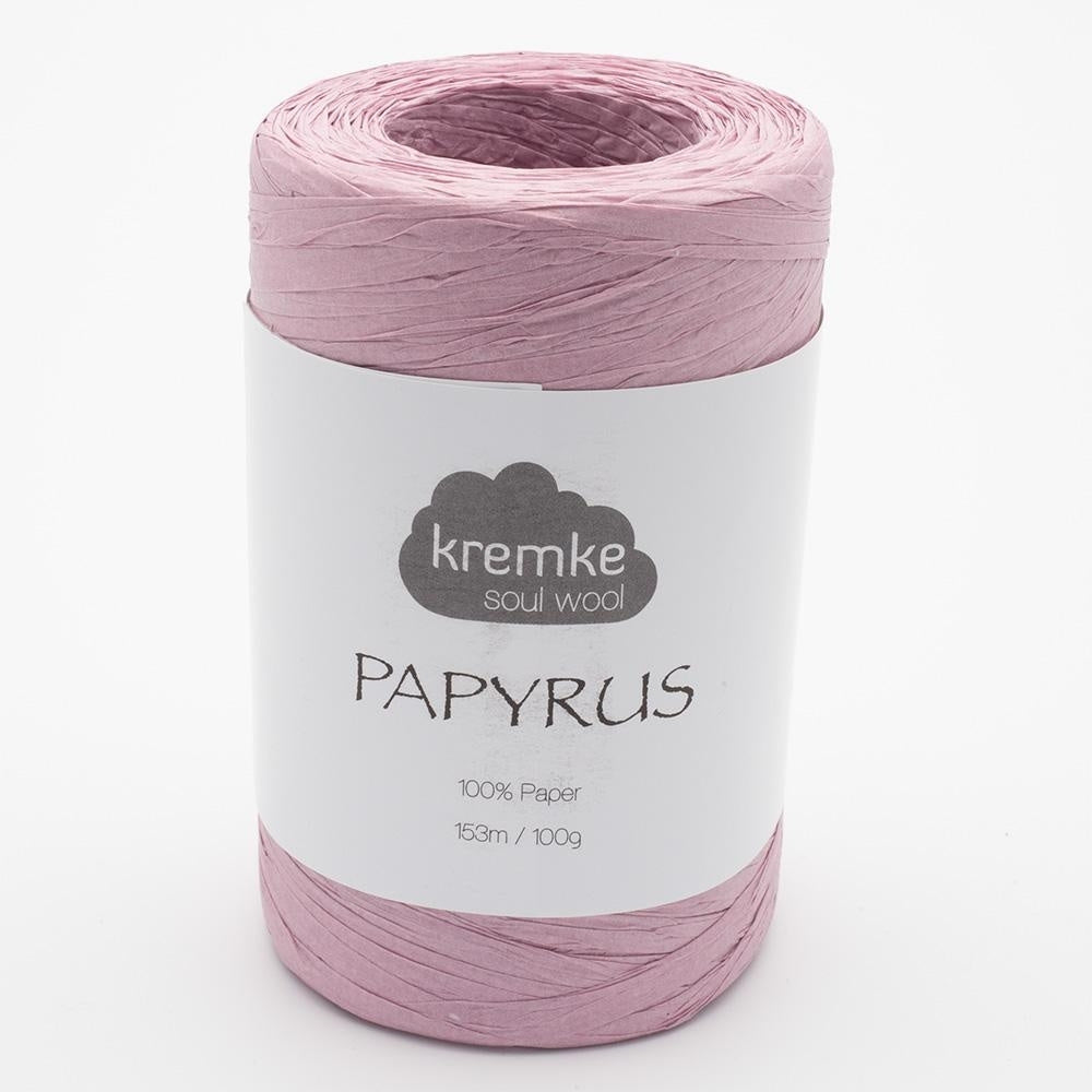 Papiergarn Kremke Papyrus Altrosa 89, 100% Papier