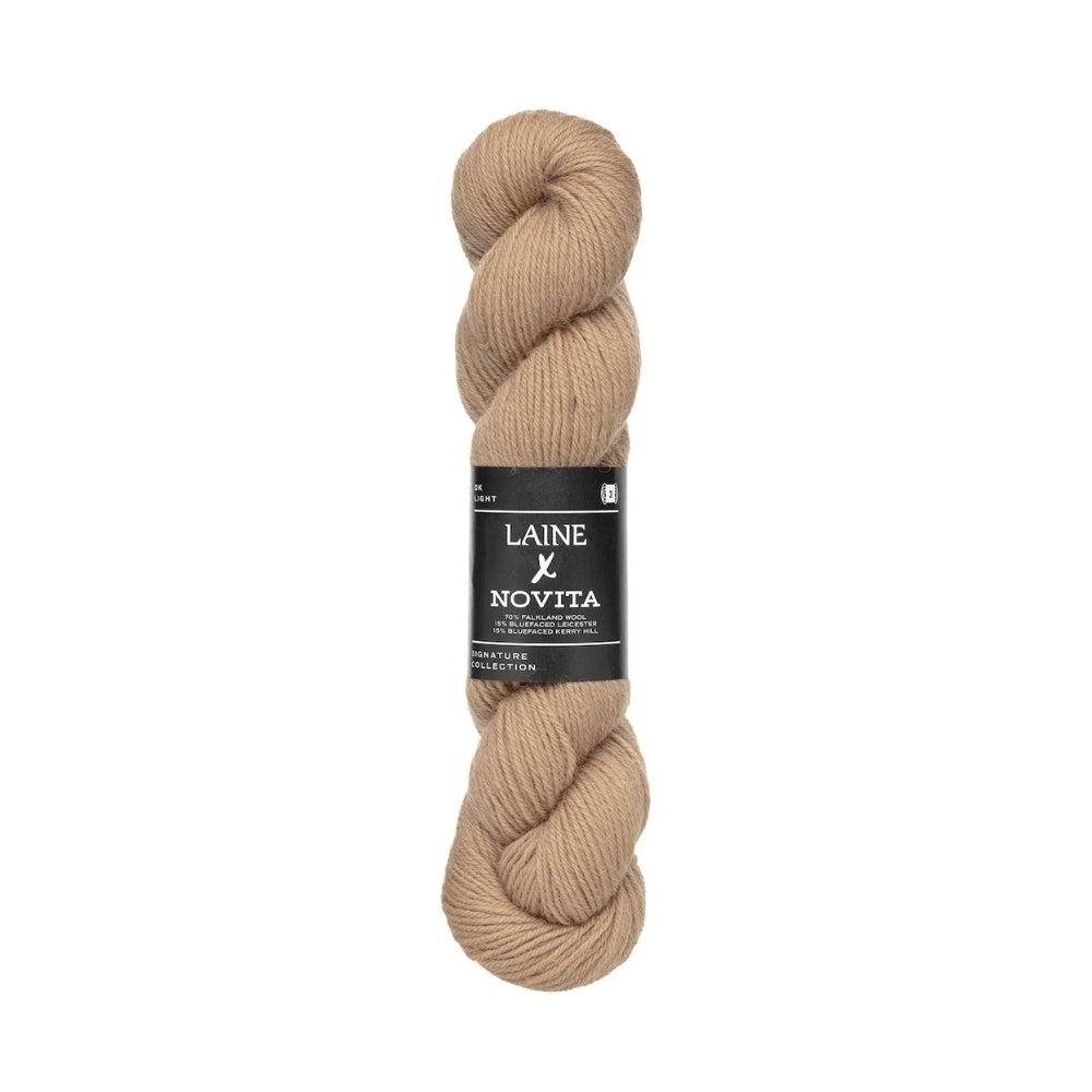 Strickgarn Novita Laine DK Sandy Shoreline – 70% Falklandwolle, 15% Bluefaced Leicester, 15% Bluefaced Kerry Hill