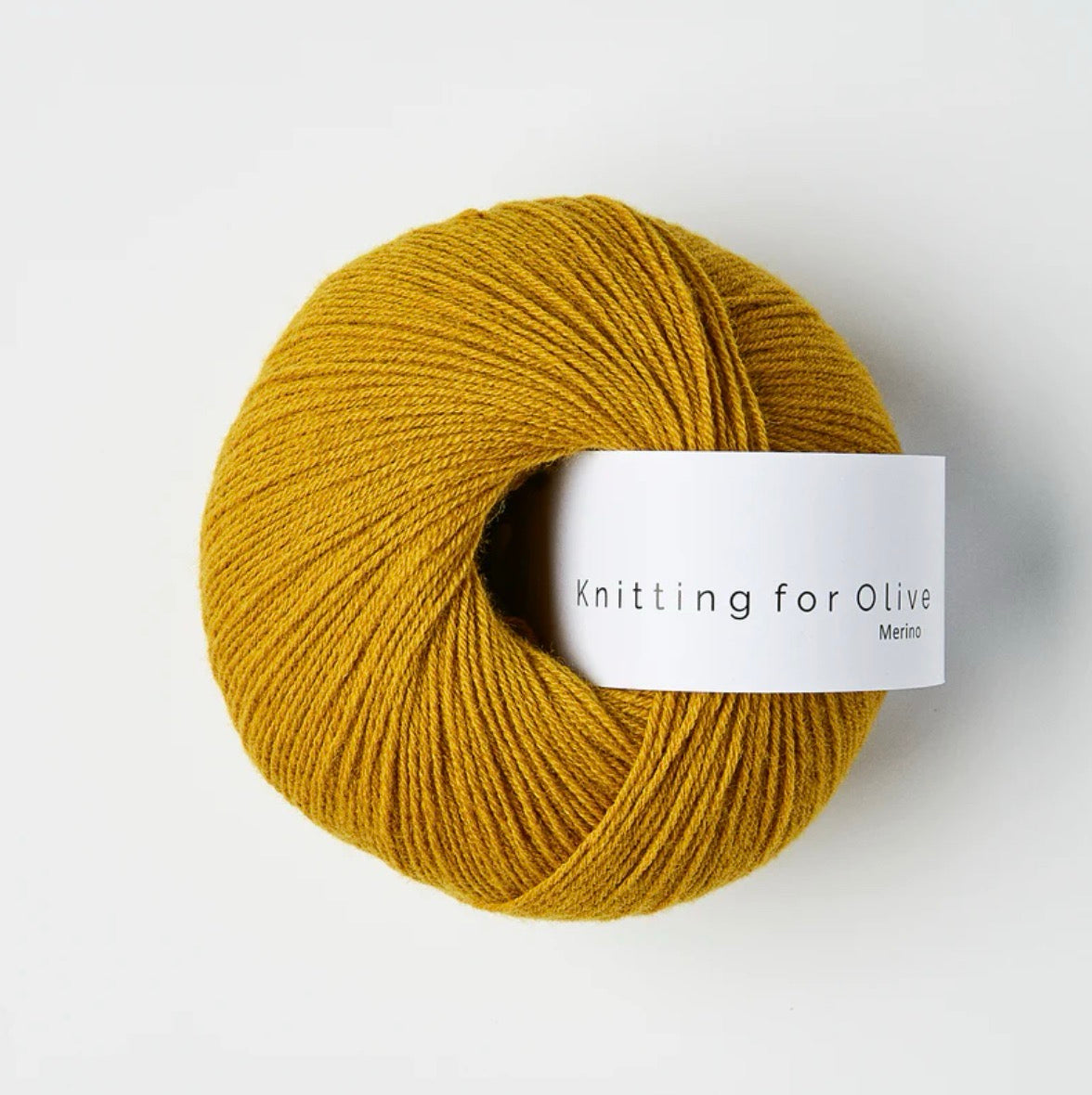 Knitting for Olive 100% mulesing-freie Merinowolle in der Farbe Mustard