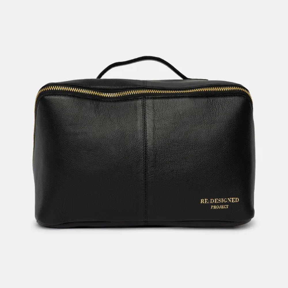RE:DESIGNED Organizer P010 Schwarz Gold aus Leder