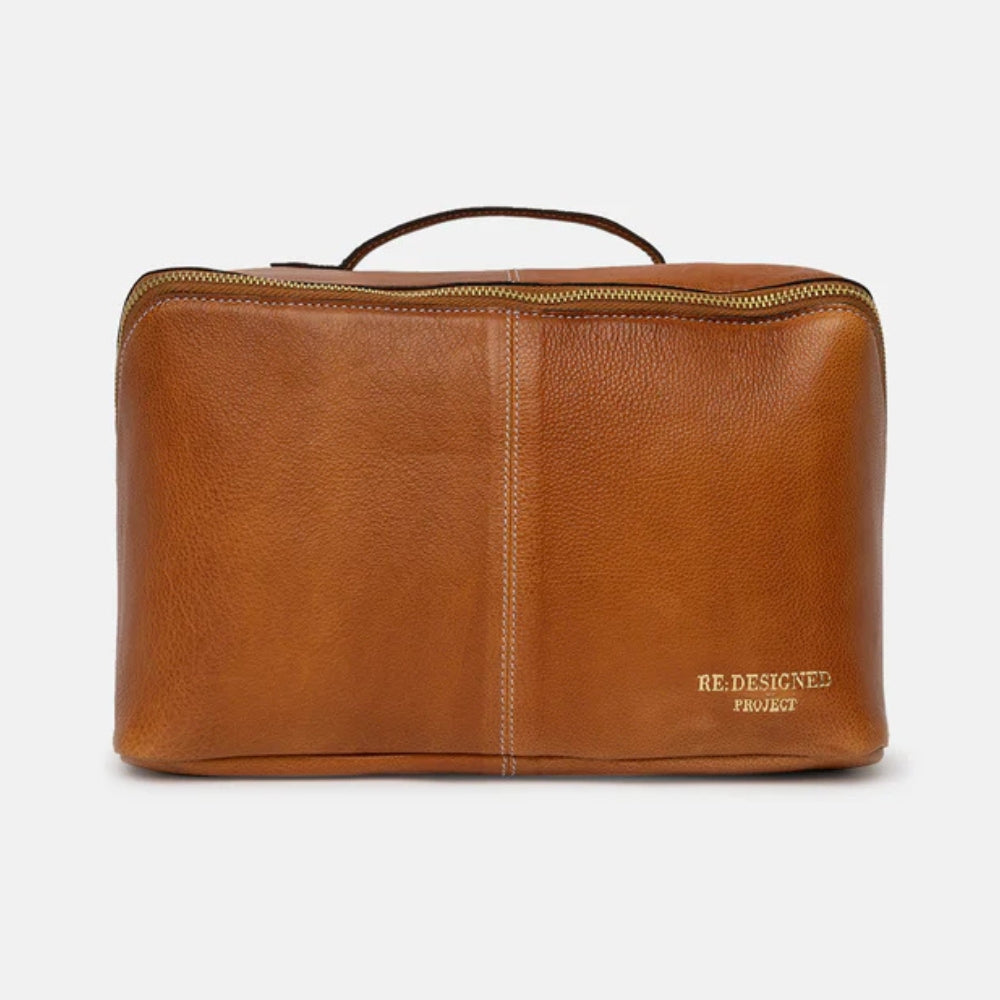 RE:DESIGNED Organizer P010 Burned Tan Gold aus Leder