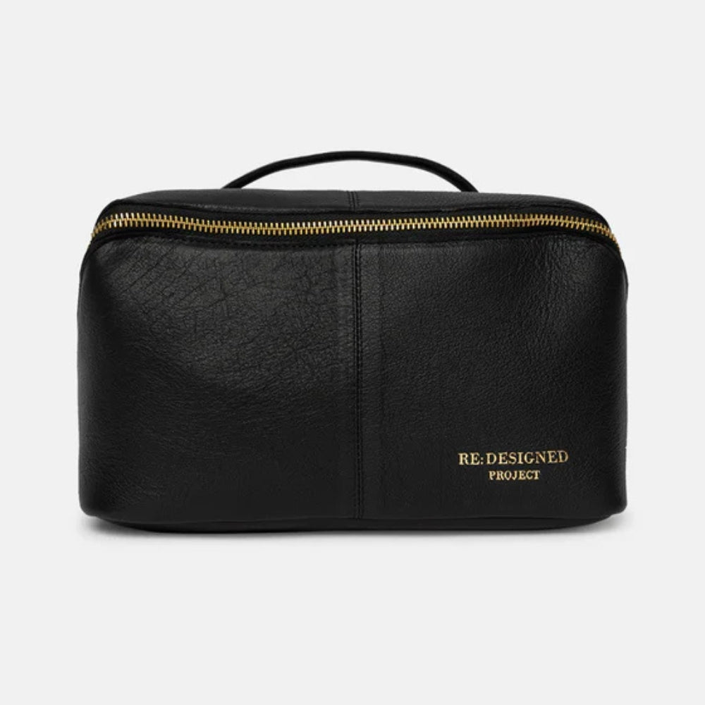 RE:DESIGNED Organizer P009 Schwarz Gold aus Leder