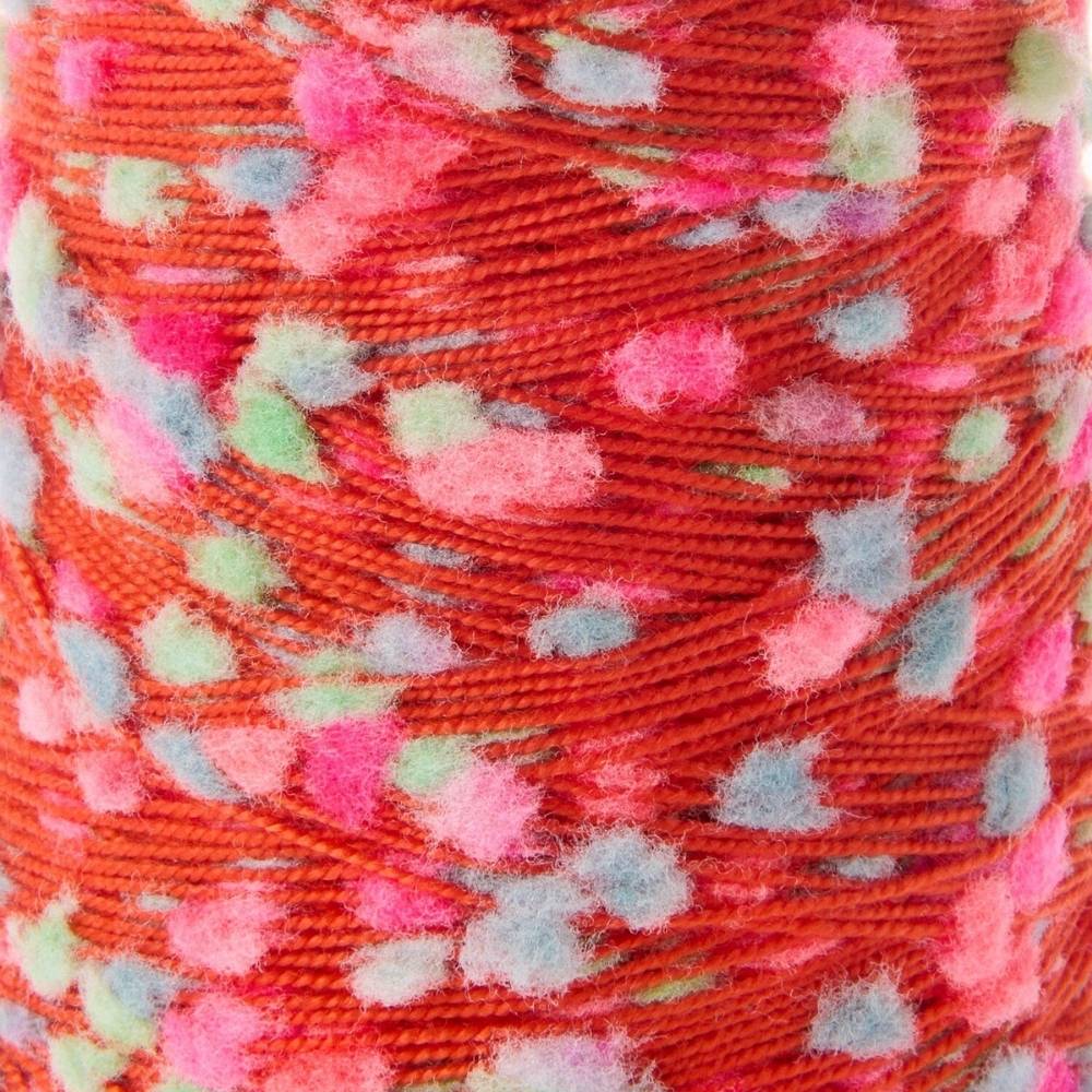 Rico Design Make it Flöckchen Garn Farbe 006 – Colourful, mit Tweed-Flöckchen-Effekt