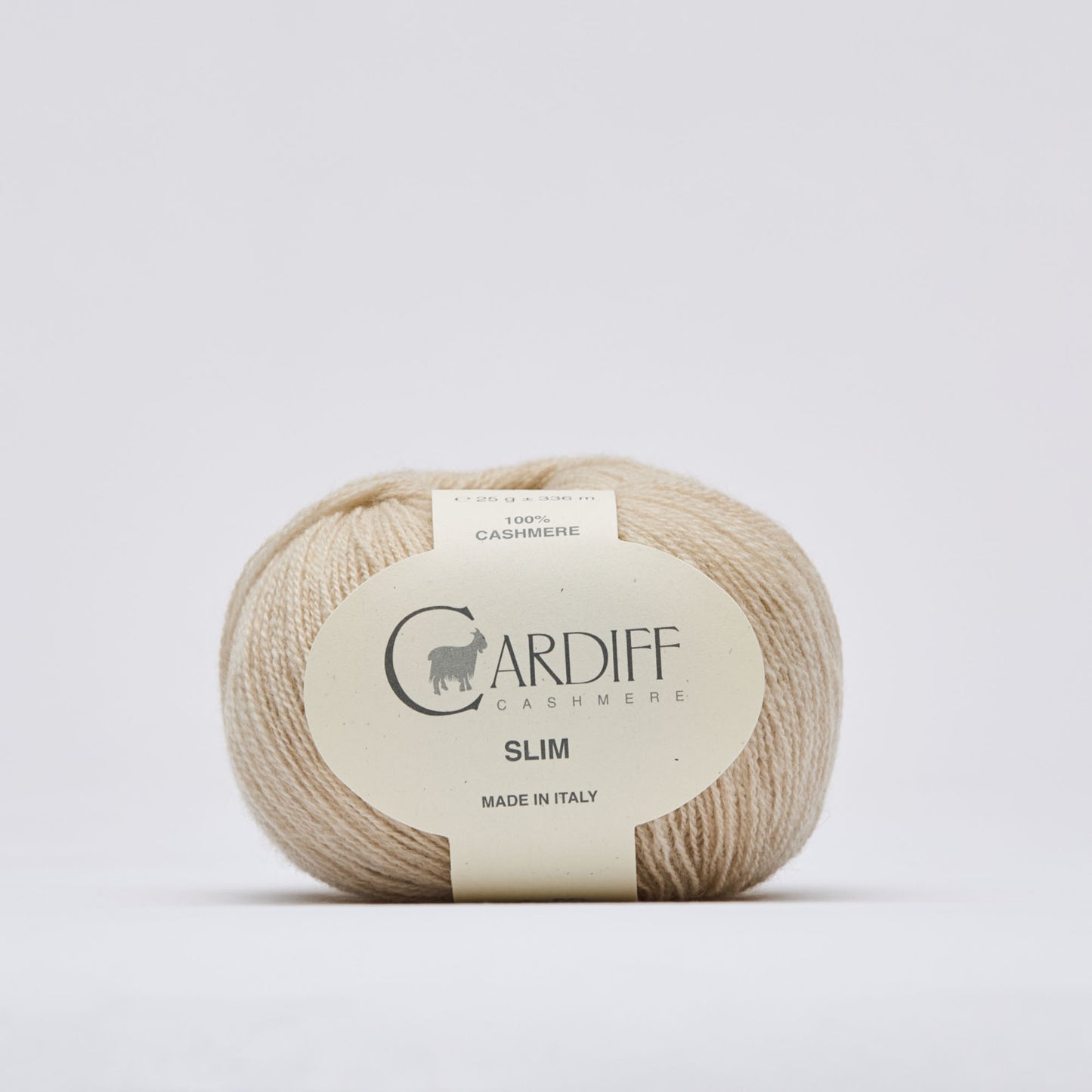 Knäuel Cardiff Slim Garn in Farbe Silver 509