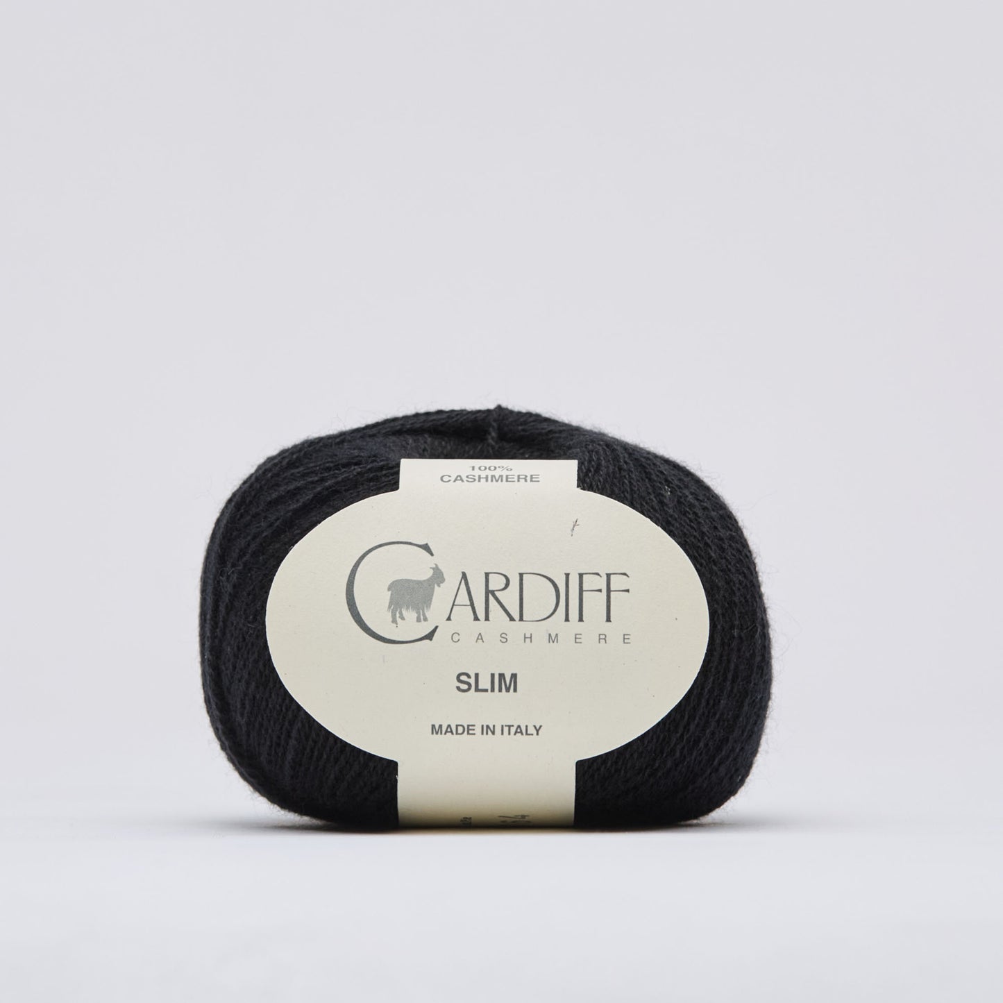 Knäuel Cardiff Slim Garn in Farbe Nero 516