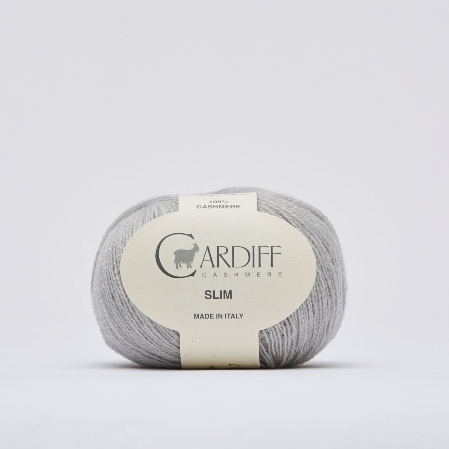 Knäuel Cardiff Slim Garn in Farbe Piombo 518