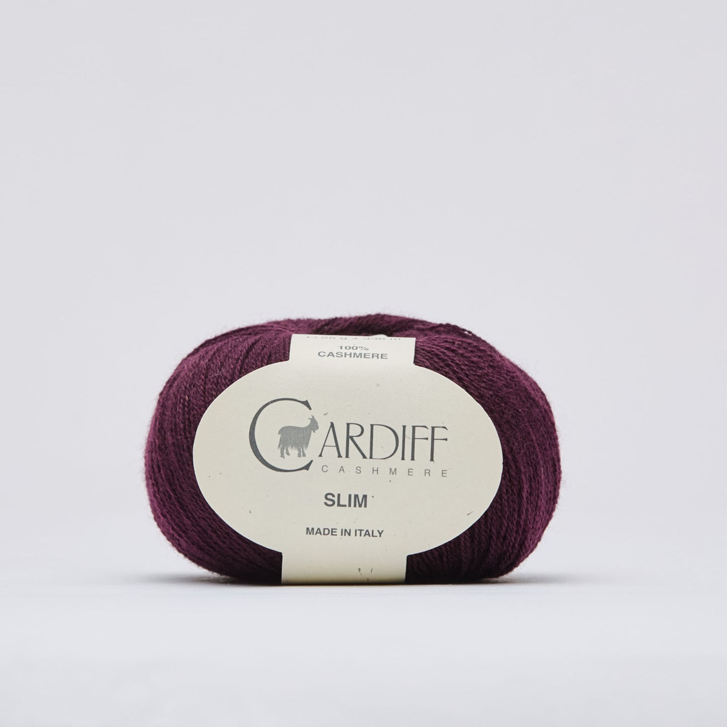 Knäuel Cardiff Slim Garn in Farbe Shiraz 741